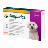 Simparica 10 мг. - дъвчащи таблетки за кучета с тегло 2.5 - 5 кг. / кутия 3 броя / /лекарства/